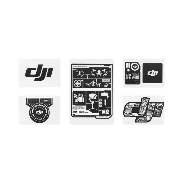 Наклейка с логотипом DJI - 1 шт.